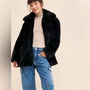 Free People Pretty Perfect Faux Fur Coat